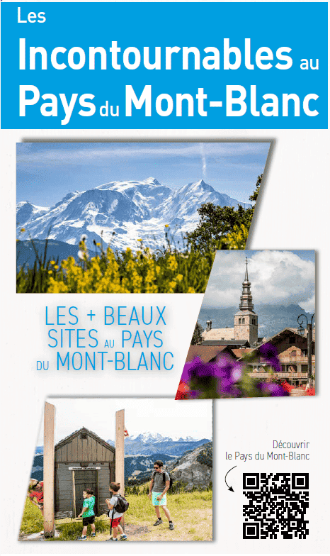 carte randonnée incontournables pays du mont-blanc